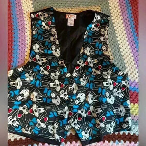 Vintage  Mickey Inc Men’s Size L/XL Goofy Pattern Vest